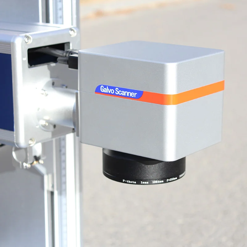 Portable 20w 30w 50w Fiber Laser Marking Machine on Metal Aluminum Small Laser Marker