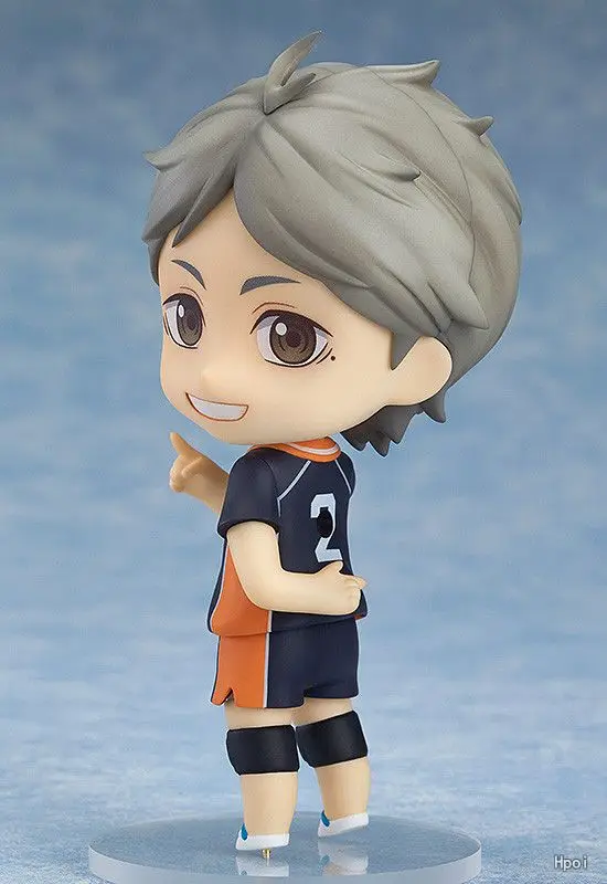 

In Stock Original GSC Nendoron 665 Haikyuu Sugahara Takara Action Figures Anime Toys Model