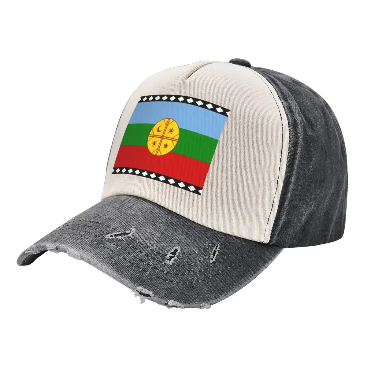 Flag of the Mapuches Baseball Cap Trucker Hat Fishing cap Luxury Hat Boy Child Women's