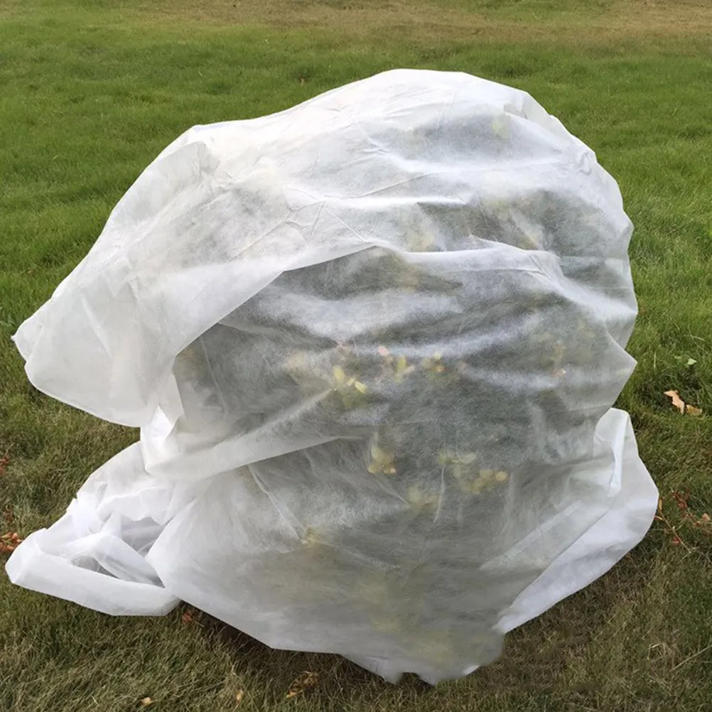 60x110cm Tree Flower Plant Cover Non-Woven Breathable Frost Sunburn Insect Bird Rain Wind Dust Protection Garden Greenhouse
