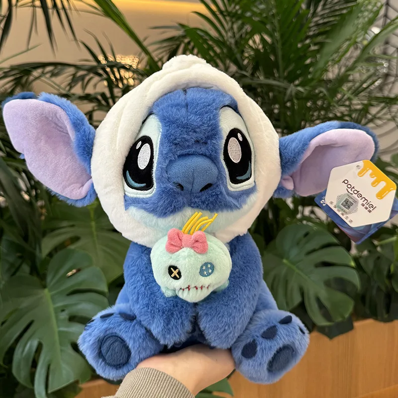 

Игрушка плюшевая «Лило и Ститч» Disney, мягкая милая кукла, детская игрушка, подарок на день рождения, 25 см