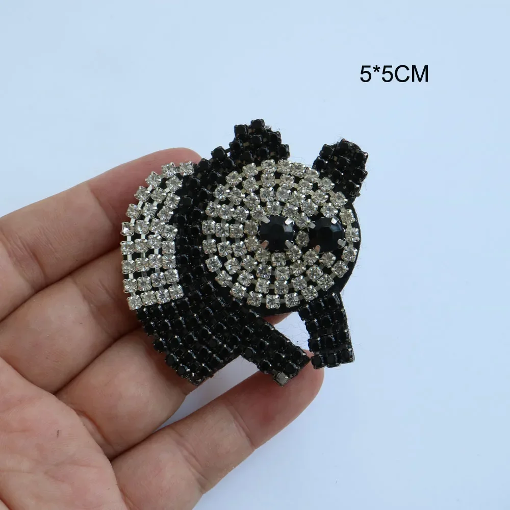 Fashion sew on Rhinestone beaded Patches for clothing Flower Bird embroidery applique Parches Handmade sequins patch