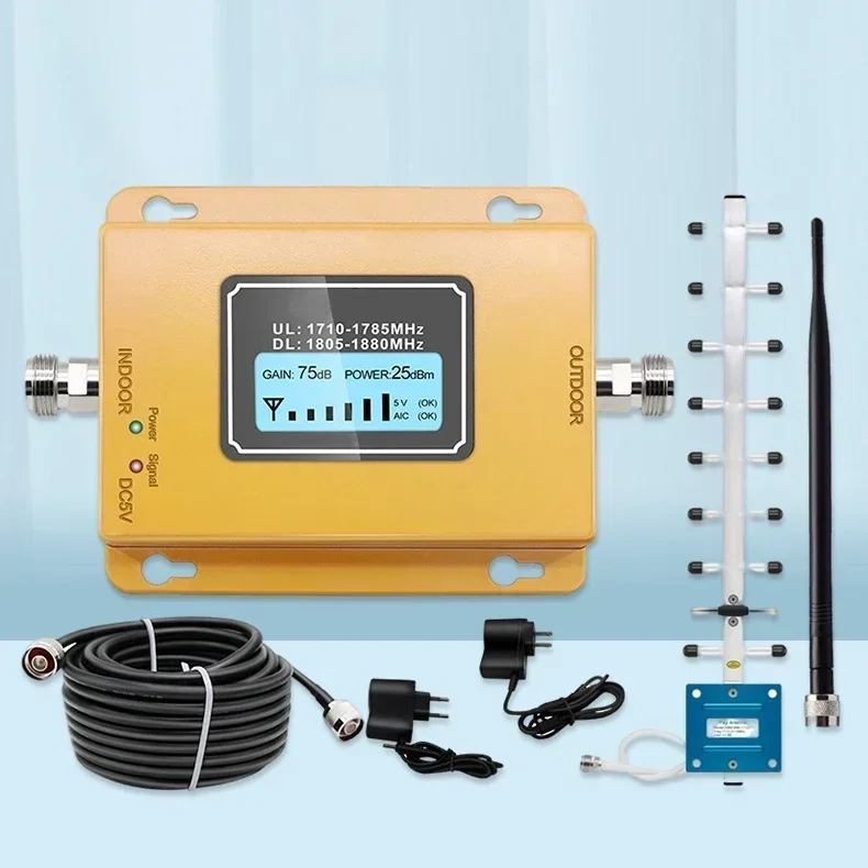2025 مكاسب عالية 70dbi 2G 4G DCS 1800MHz الهاتف المحمول الخلوية الخلوية إشارة الداعم
