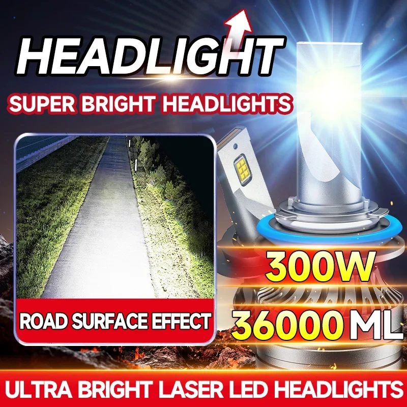 

Erruson H4 LED H7 H11 Car Headlight Bulb 160W High Power COB H1 H3 H8 9005 HB3 9006 HB4 9012 HIR2 Turbo Lamp 6000K Car Light 12V