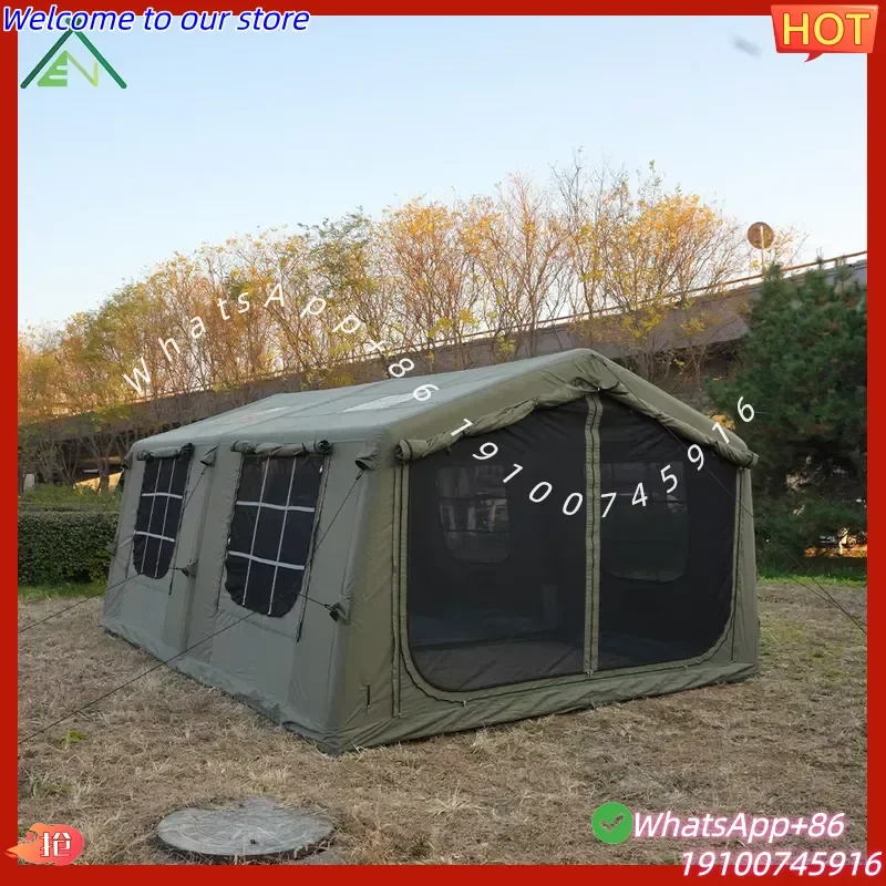 2026 Litai Antour AT17.28 17.28 Large Family Cotton Canvas Inflatable Tent 5-6 Person Waterproof 3000mm+ Four-season One