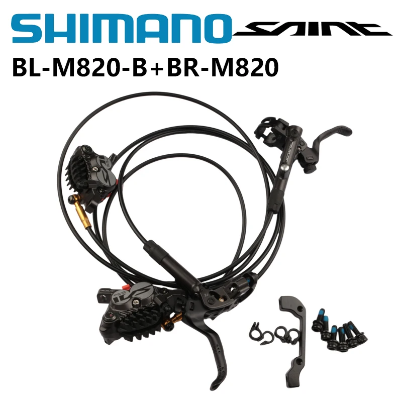 

Гидравлический дисковый тормоз ShimaoSAINT M820 SL-M820B I-SPEC B Clamp BR-M820 с 4 поршнями для горного велосипеда MTB, оригинальная запчасть Shimano.