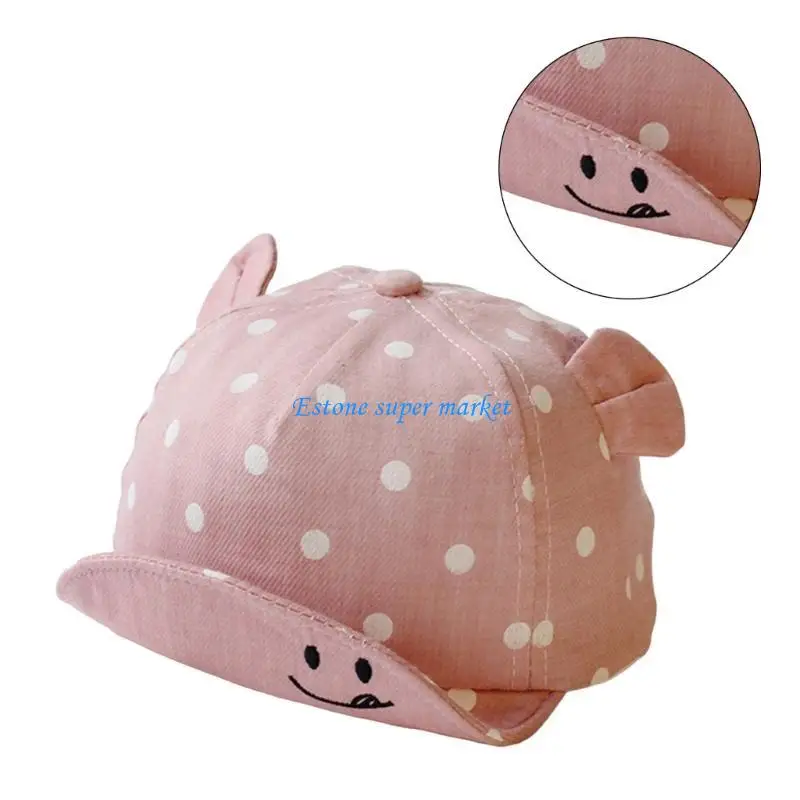 090B Size Adjustment Face Hat Peaked Caps Toddlers Infant Baseball Hat Sun Hat