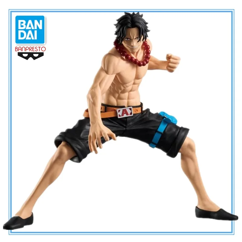 

In Stock Original BANDAI BANPRESTO ONE PIECE Portgas·D· Ace Grandista-PORTGAS.D.ACE Anime Character Model Collection Toys Gifts