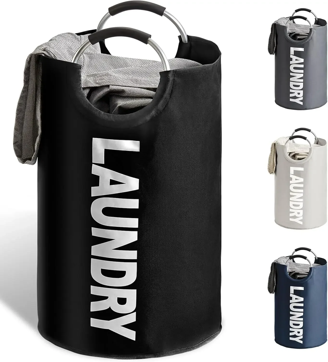 Cesta de ropa sucia de tela Oxford, cesta de lavandería plegable para el hogar de gran capacidad, bolsa de almacenamiento para lavandería y dormitorio