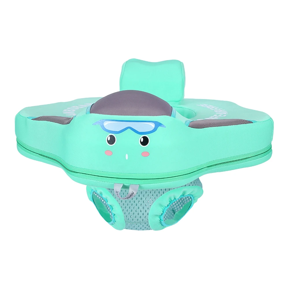 Mambobaby B504 Non-Inflatable Baby Pool Seat Float Summer Swimming Ring with Safety Seat for 4-24 Months Baby