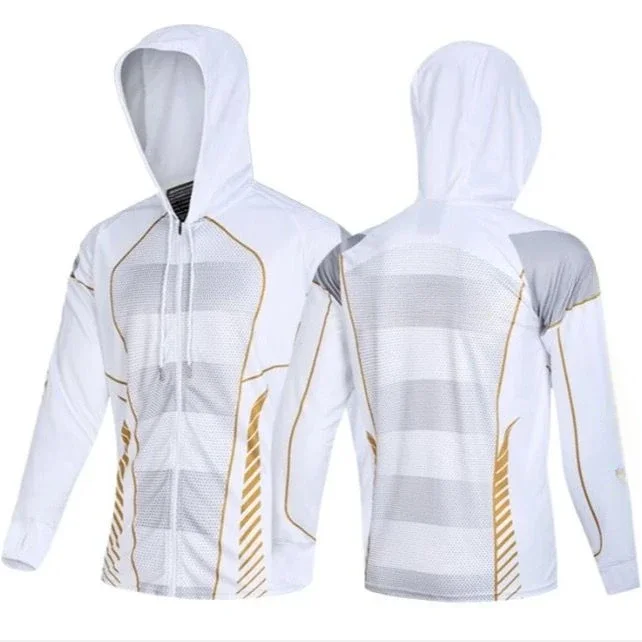 

Summer New Outdoor Fishing Shirt with Hood Breathable Sun Protection Long Sleeve Fishing Clothing Hooded Clothes
