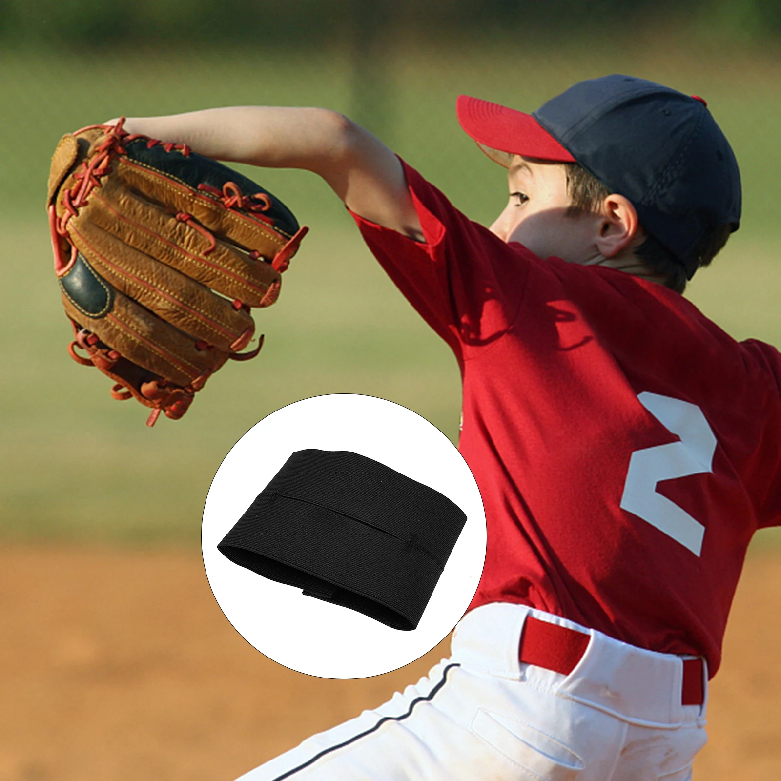 

Baseball Glove Strap Softball Sports Adjustable Adhesive Nylon Reusable Enhanced Glove Fixing Straps For Baseball Gloves