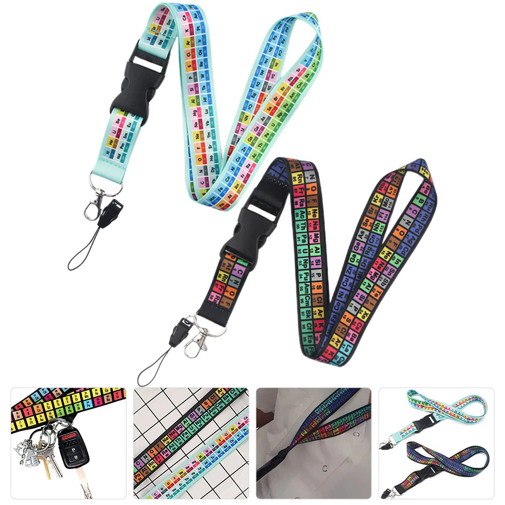 

2 Pcs Camera Miss Lanyard for Men Cordon Polyester + Plastic Cell Phone Lanyards