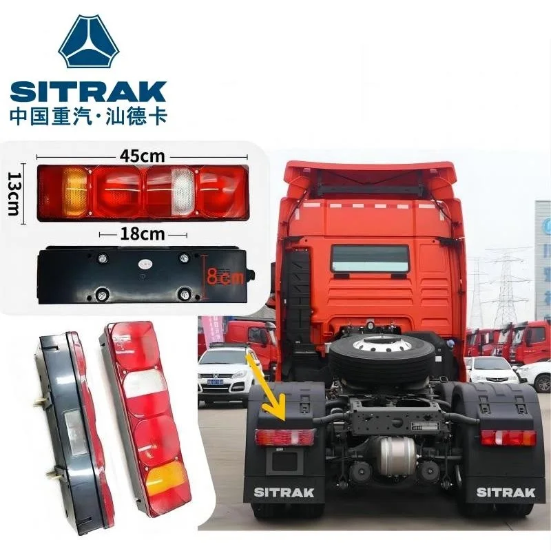 

High Quality SITRAK C7H Truck Rear Tail Lamp Assembly (Left Side) WG9925810001 Rear Lamp Rear Light Tail Lamp Tail Light