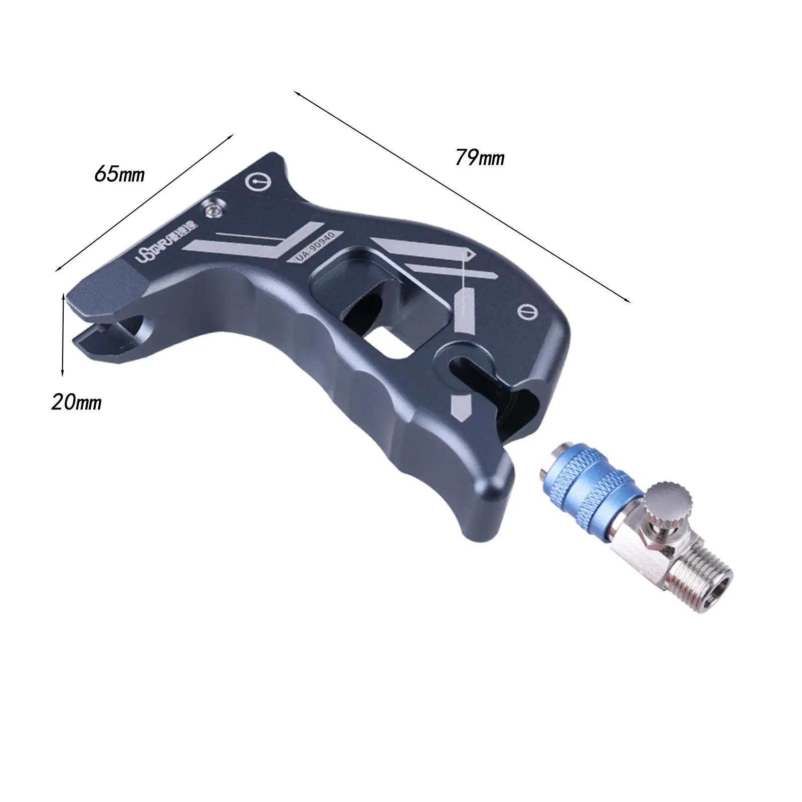 Airbrush Grip Trigger Handle Reusable DIY Model for Hobby Painting