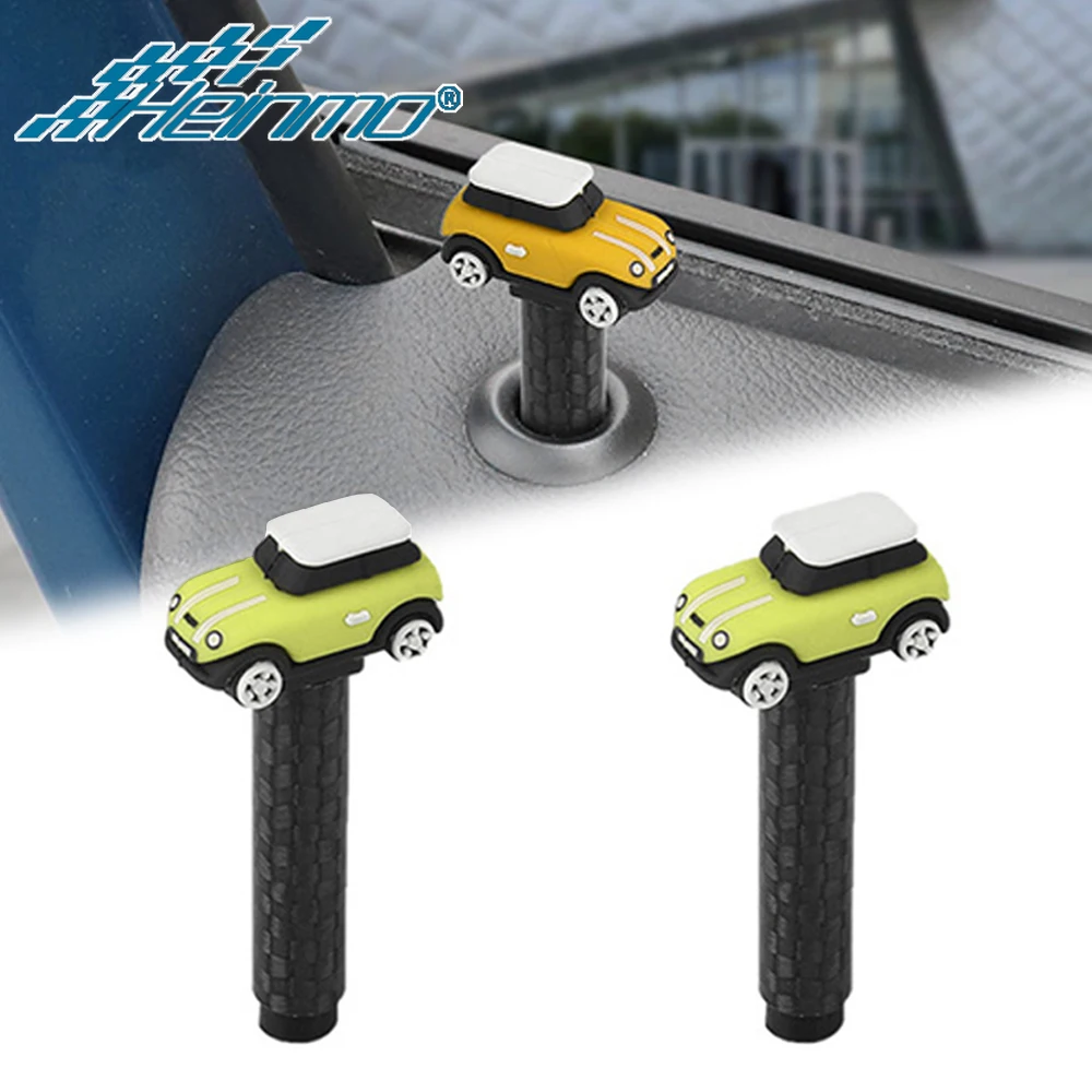 

Car Decor For Mini Cooper JCW R58 R57 R56 R55 R60 F54 F55 F60 Interior Door Lock Pins Cover Personalised Sticker Accessories