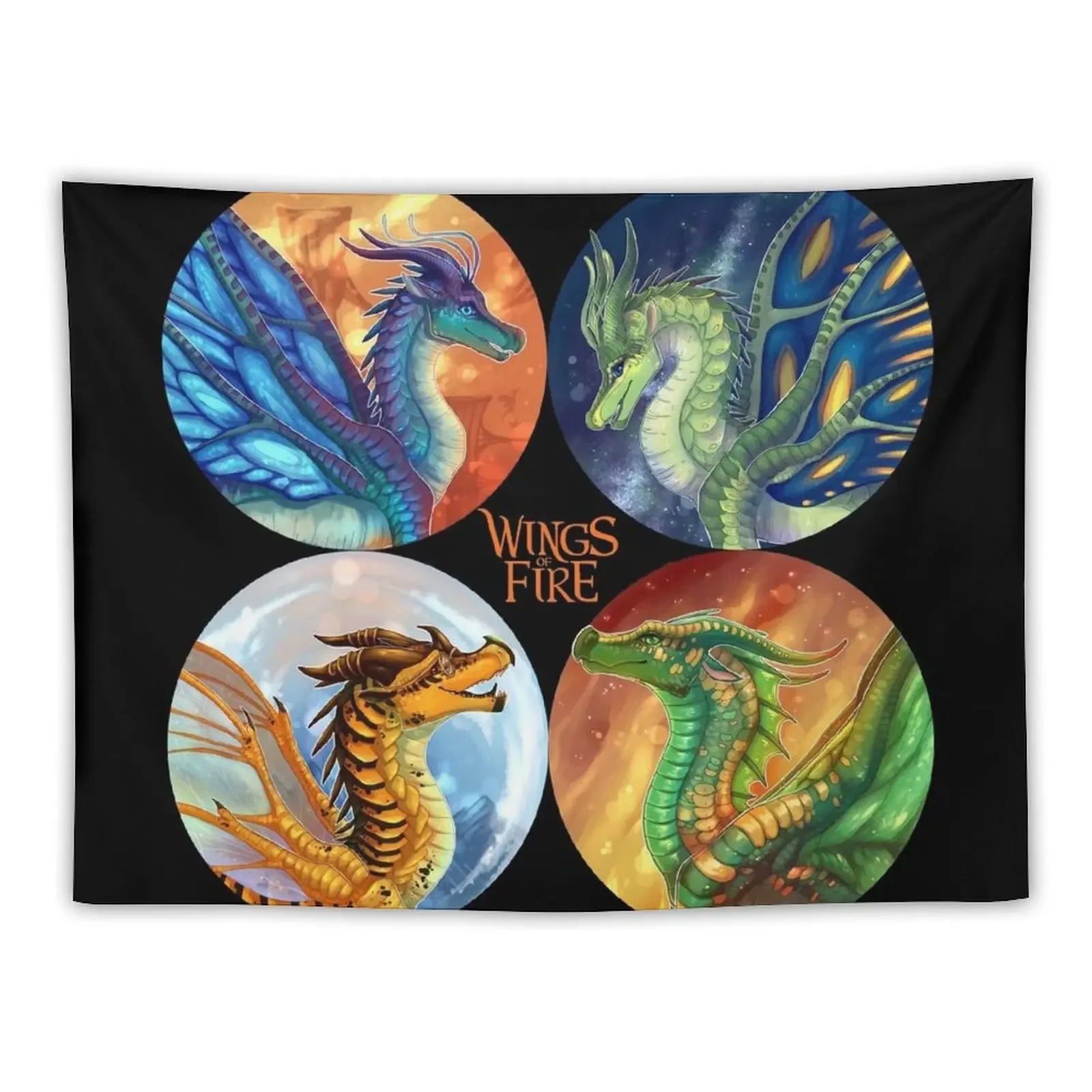 

Wings of Fire - Heroes of the Lost Continent Tapestry Carpet Wall Cute Decor Room Ornaments Bedroom Decor Aesthetic Tapestry