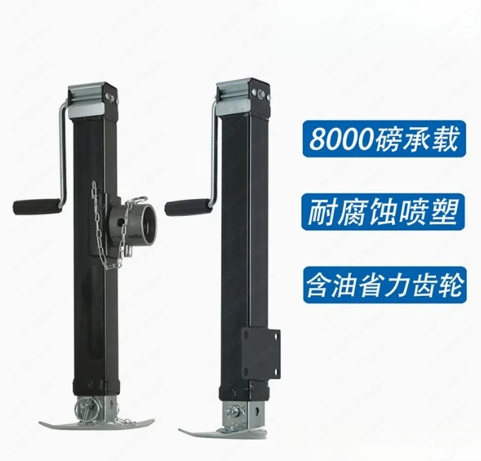8000 lb Double Section Lift Hand Trailer Jack – RV Flat Support Legs & Trailer Accessories for Stable Leveling