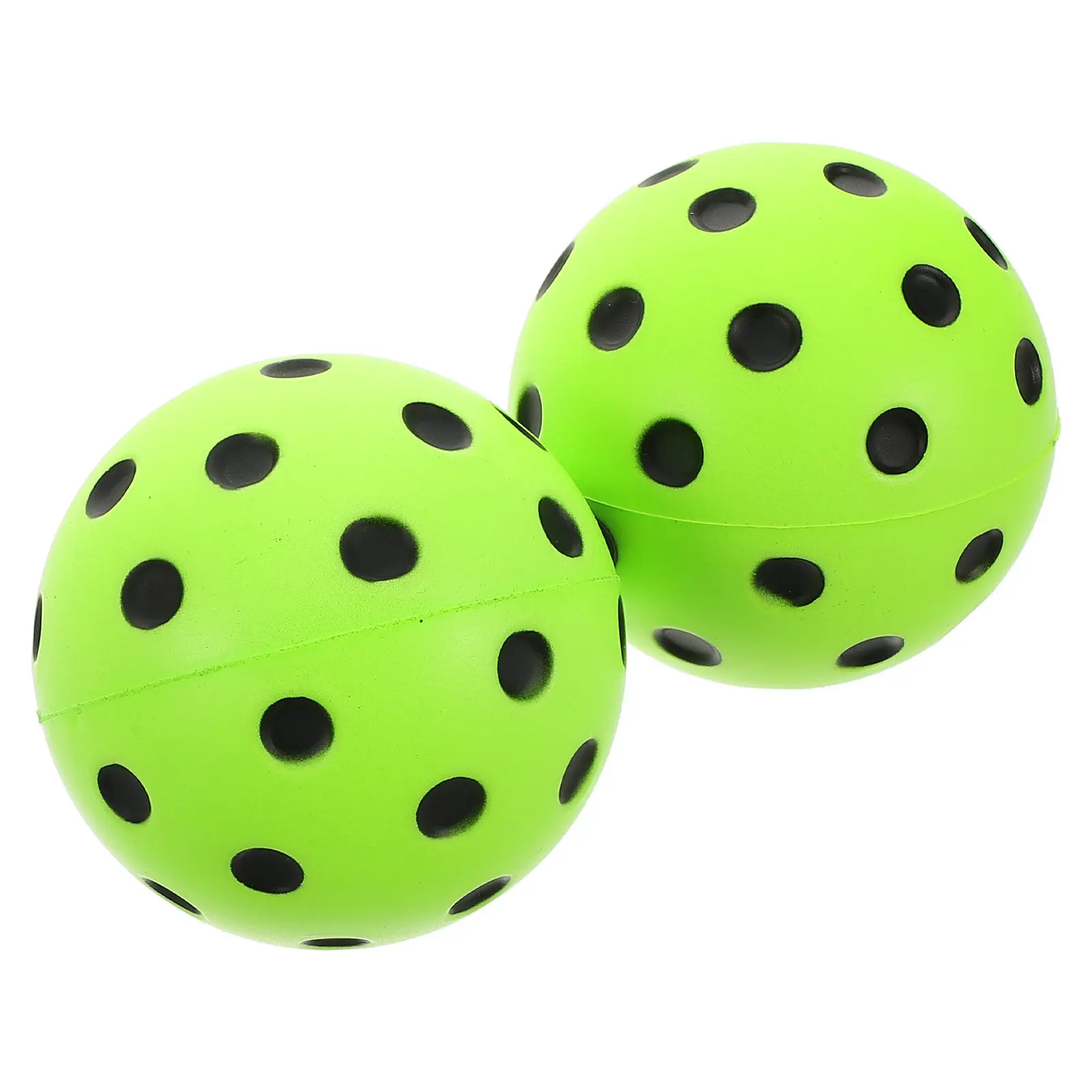 

2Pcs Low Noise Pickleball Indoor Balls Soft PU Foam Lightweight Quiet Practice Balls for Home Gym School Pickleball Practice