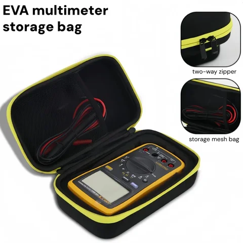 Multimeter Storage Case Carrying Storage Bag for Multimeter, Protective Hard Case Replacement for Fluke F117C/F115C/F116C/F175C