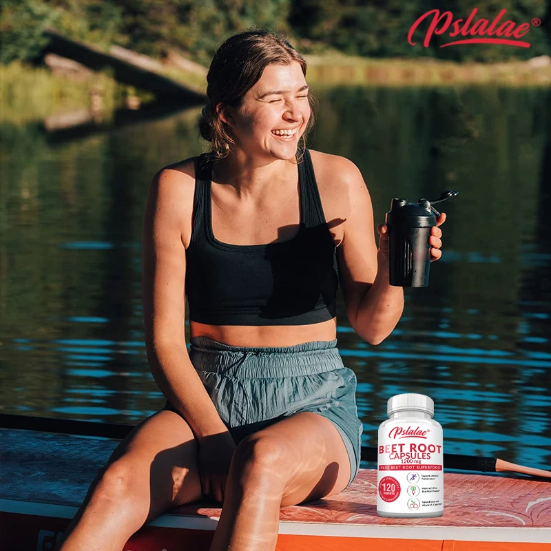 Beetroot Extract Capsules, Supports Blood Circulation & Heart Wellness, Blood Flow, Improves Immunity