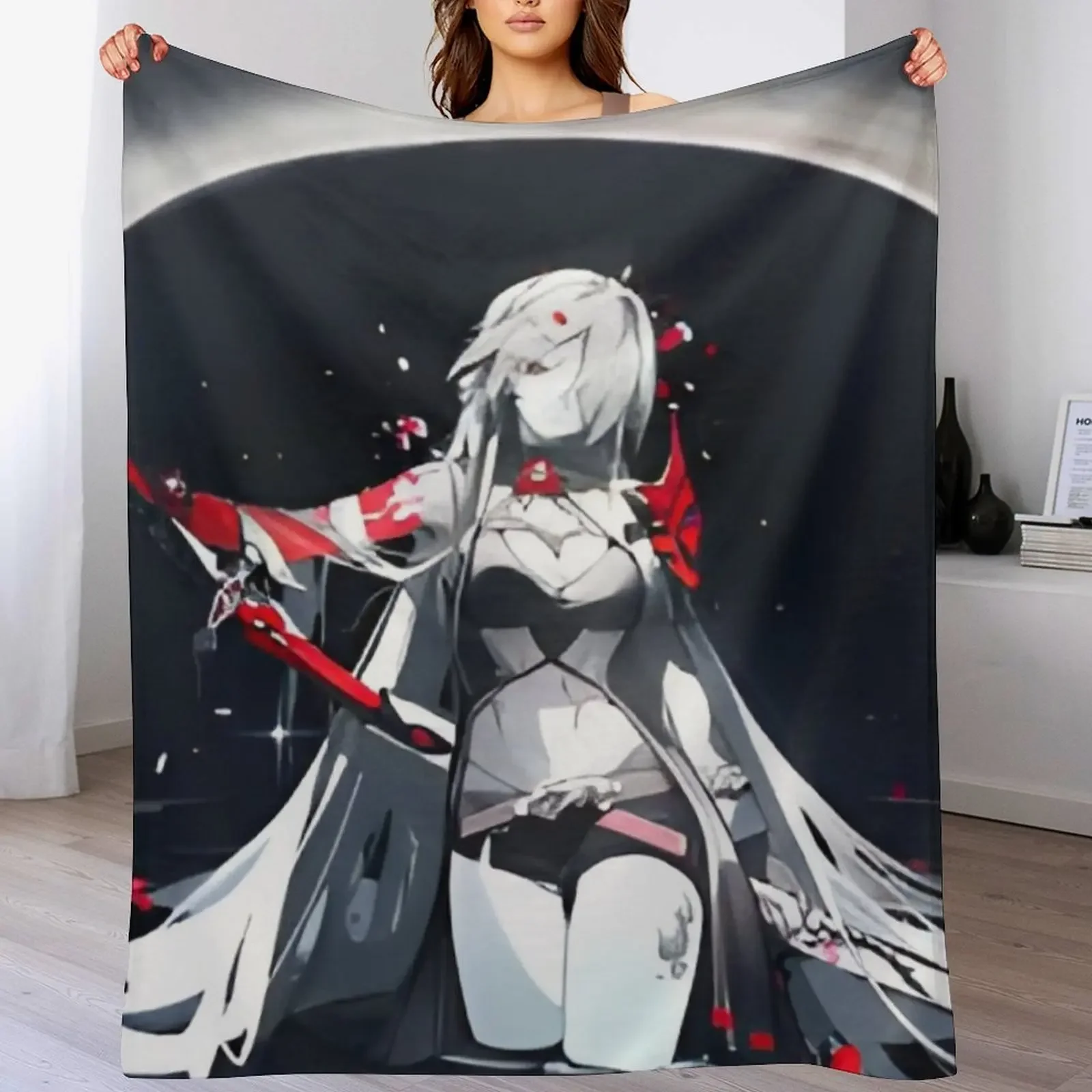 

Acheron Honkai Star Rail - Acheron Throw Blanket No Pilling Soft Warm Blanket for Bed