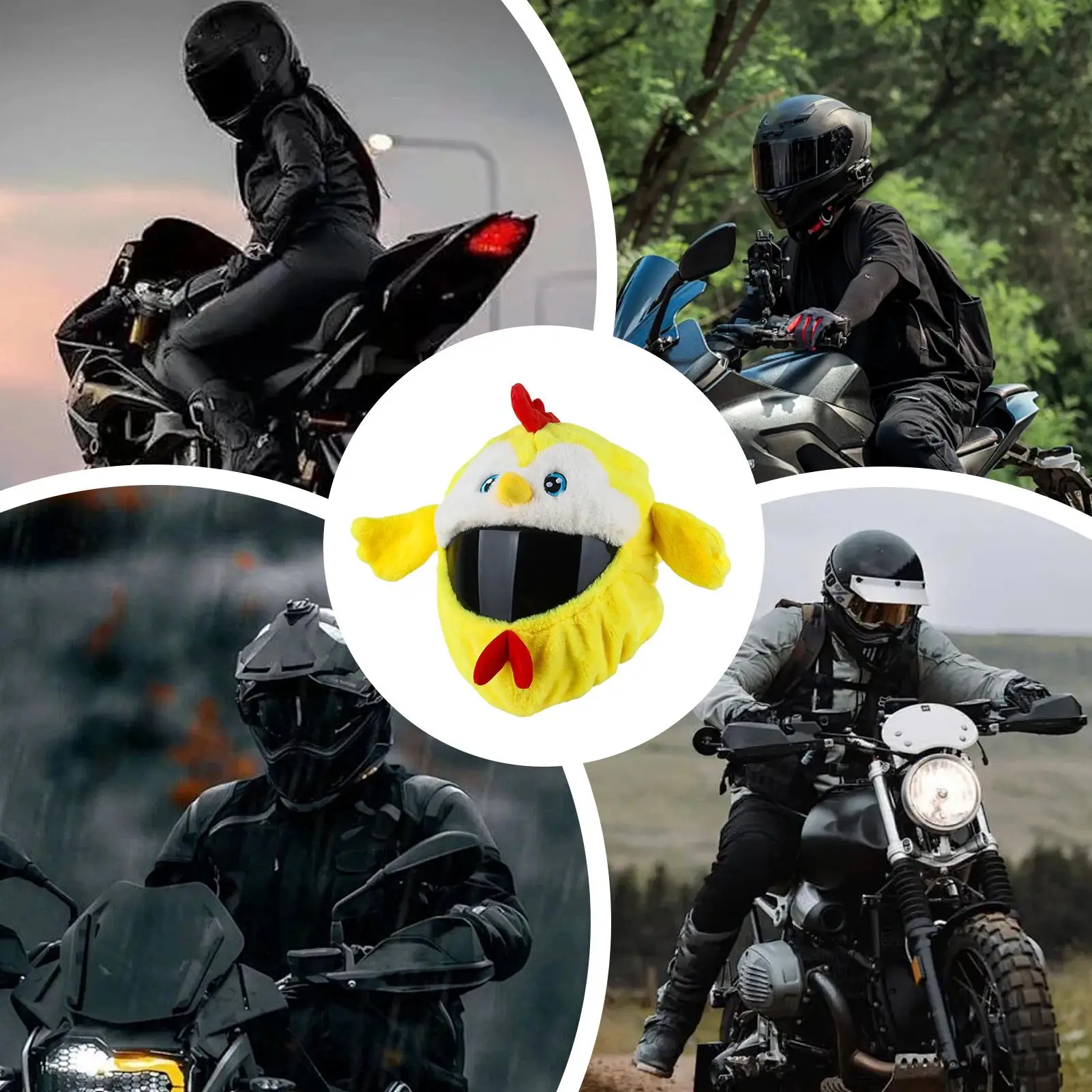 

Motorcycle Helmet Covers Adorable Motorcycle Bird Helmet Protector Cover Riding Accessories For Friends Youth Women Husband