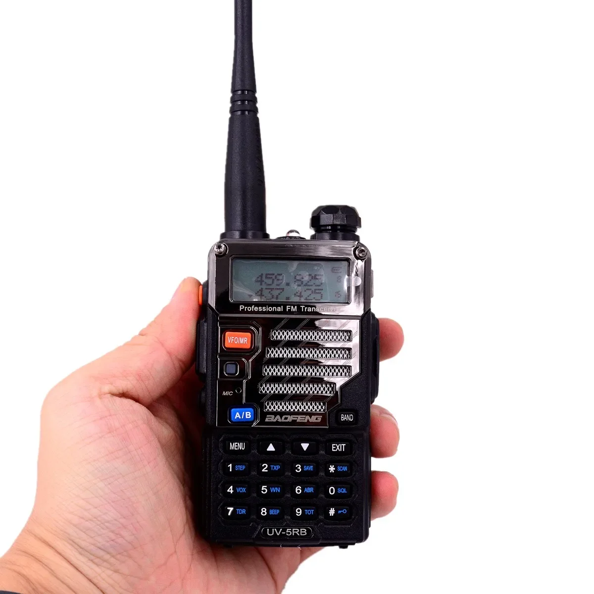 Baofeng 5RB Two Way Radio VHF UHF Screen Keyboar Dual Standby Display FM Radios Rescue Fire Police HAM Wireless Communication