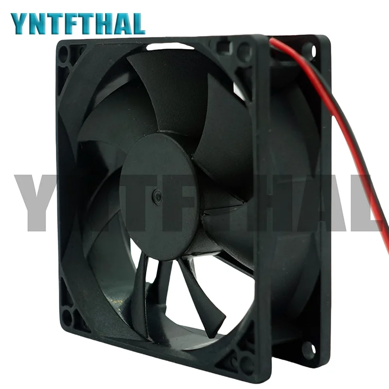 Duas linhas Ventilador, Novo, F128025SH, DC12V, 0.19A, 80x80x25mm