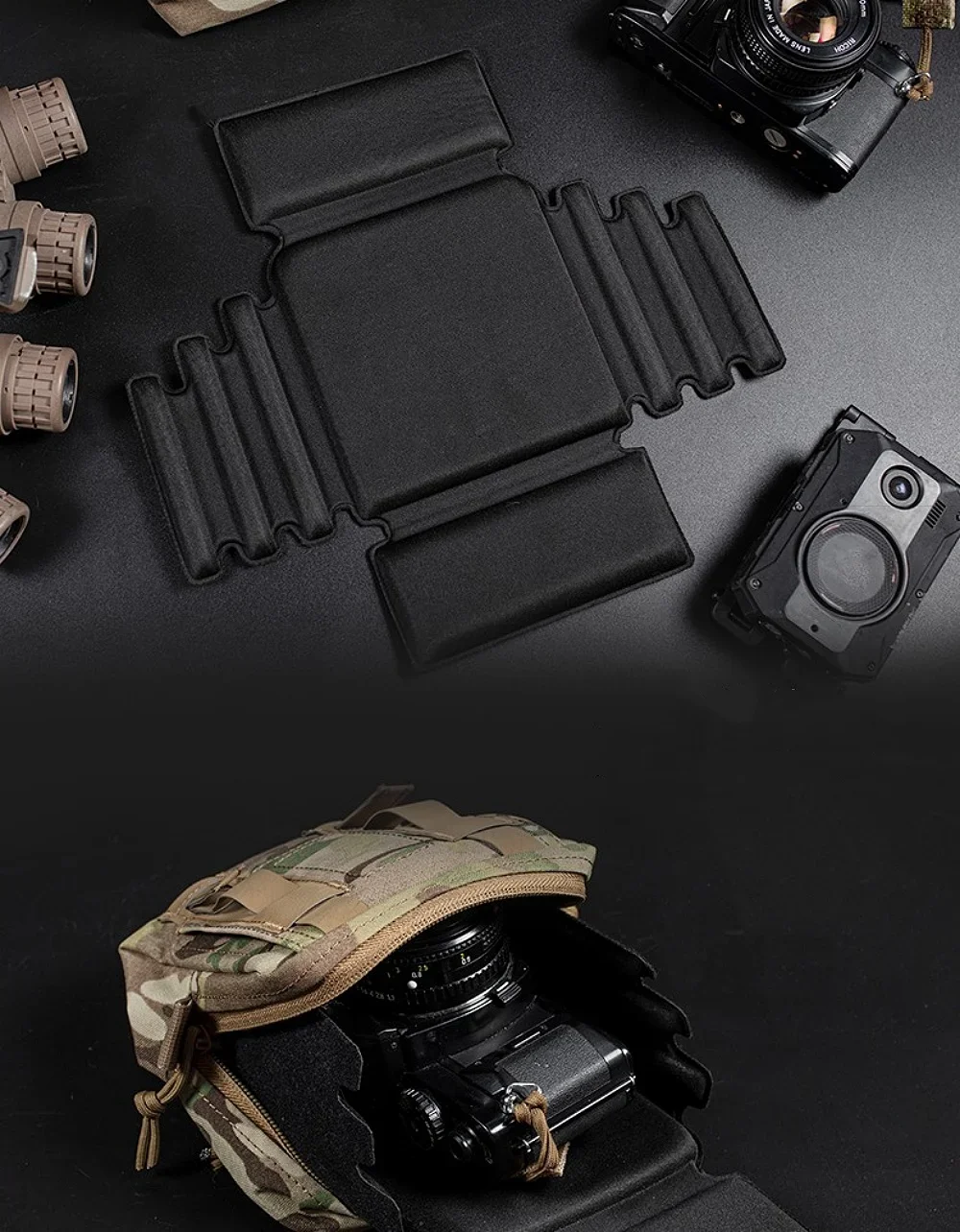 Tactical Protective Pad EVA Foam Insert Cushion Protector 6×6 GP Pouch Cushion NVGs Masks Goggles Camera Hunting Tool Protection