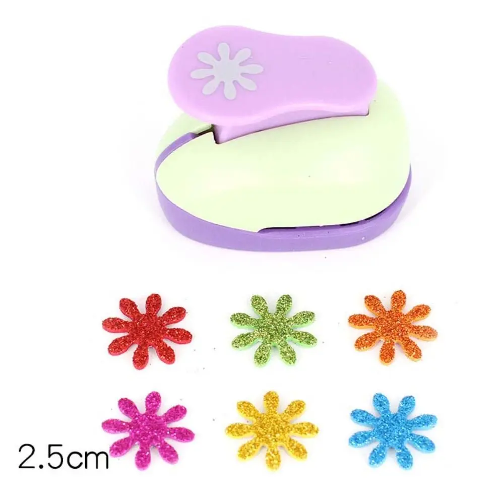Random Color Flower Furador Labor Saving Large Size DIY Embossing Punches Handmade Creative Scrapbooking Machine for Card