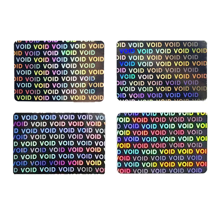 

245pcs/490pcs 20x30mm Sealing Sticker, VOID Holographic Laser Stickers for Gift Box Packaging Decoration, Envelopes Sealing