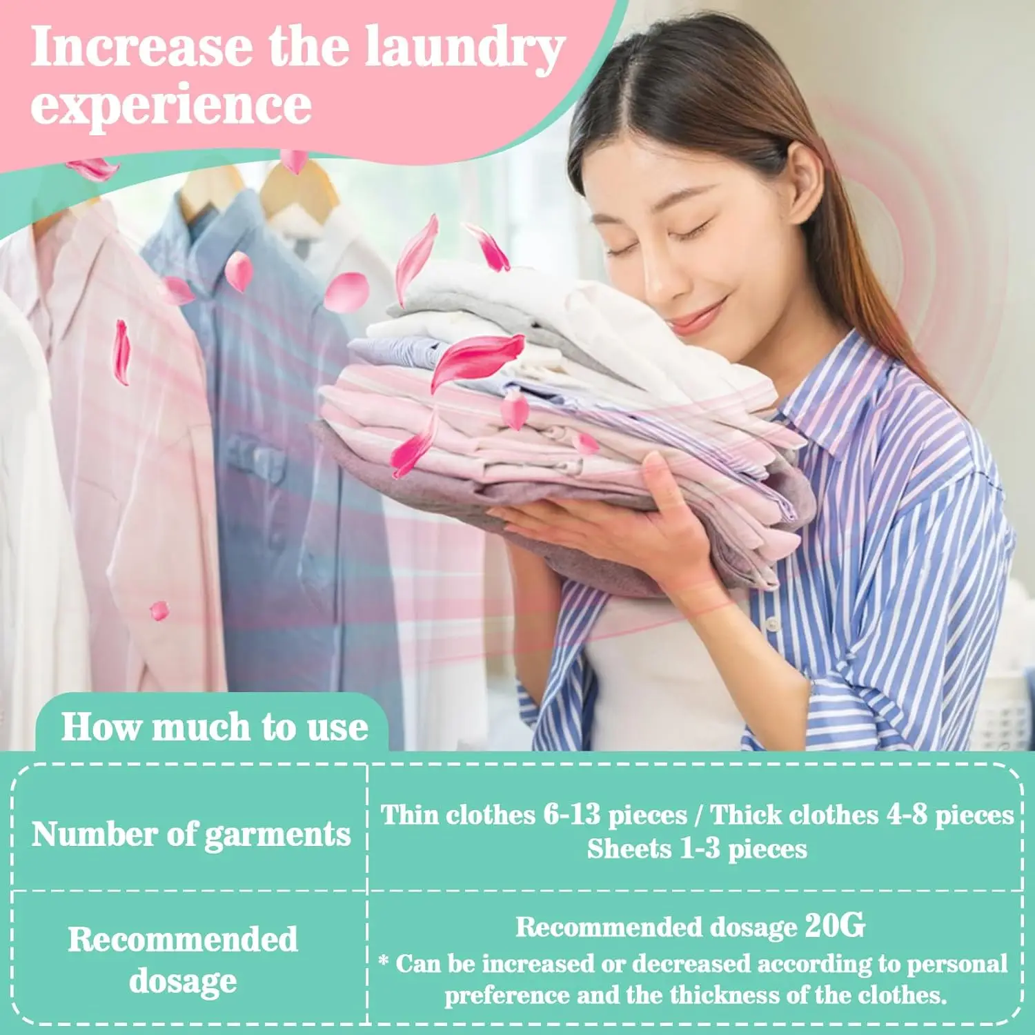 Laundry Scent Booster Beads - 430g Fresh Scent Beads Laundry Beads for Washer,Reduces Static Cling,Long Lasting Scent,Fresher fo view 5