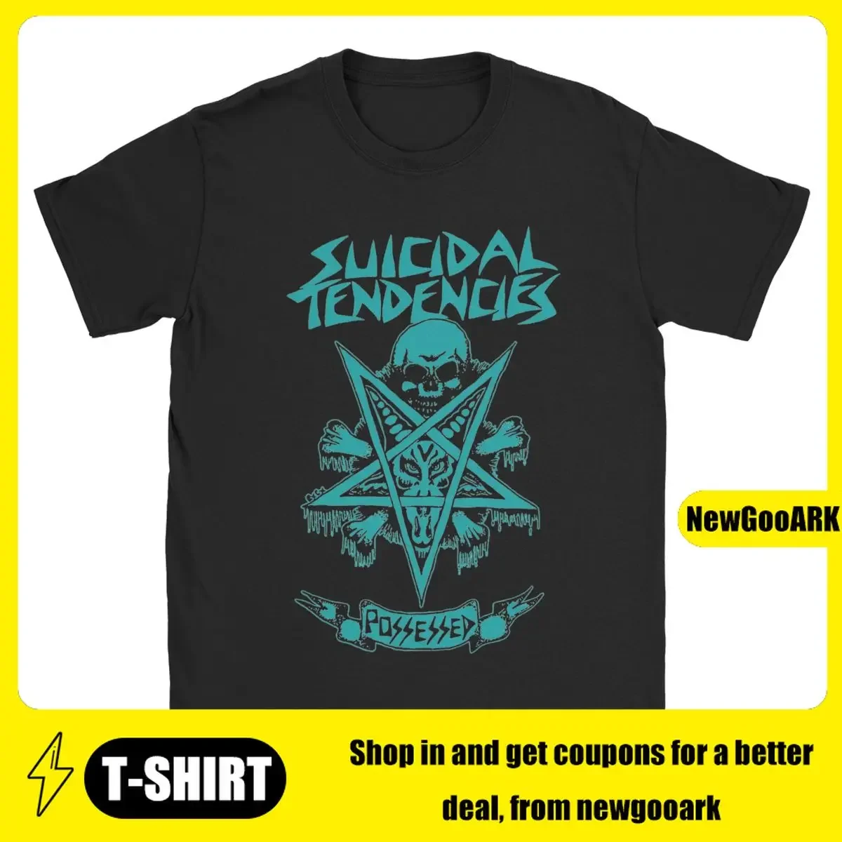 

"Suicidal Tendencies" personalized printted T-Shirts Men Cotton Tees Round Collar Short Sleeve T Shirts Gift Idea Clothing