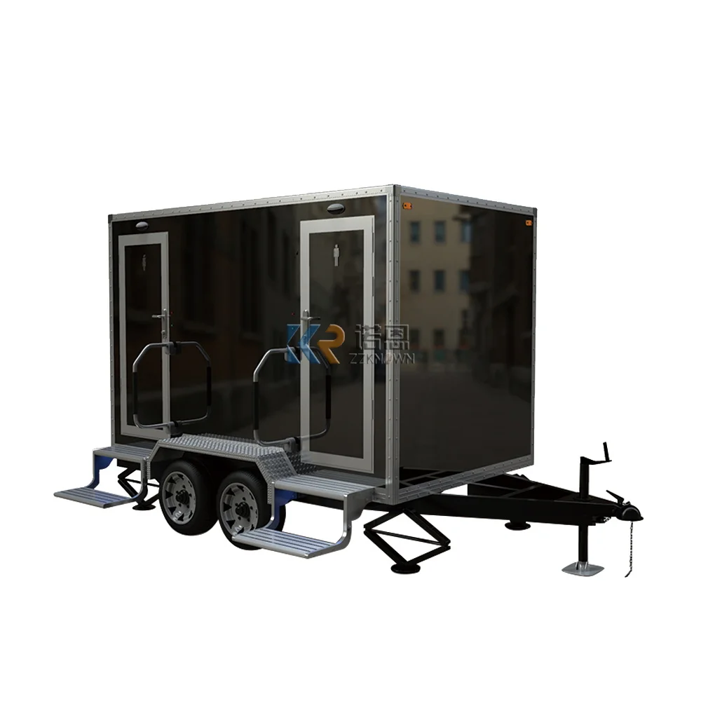 

Movable Luxury Customized Used Outdoor Prefab Mobile Portable Restroom Trailer Toilet VIP with Shower