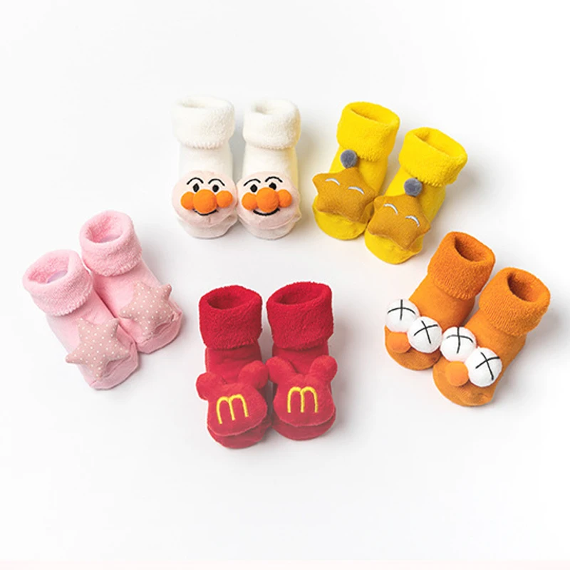 

Cute Baby Boy Socks Cotton Baby Socks Rubber Anti Slip Boy Girl Floor Kids Toddlers Sock Infant Newborn Gift