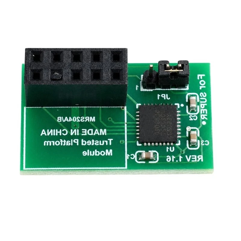 ABAH-For Supermicro AOM For TPM 2.0 Module 10Pin SPI Processor Security Module 9670H 9670V TPM 2.0