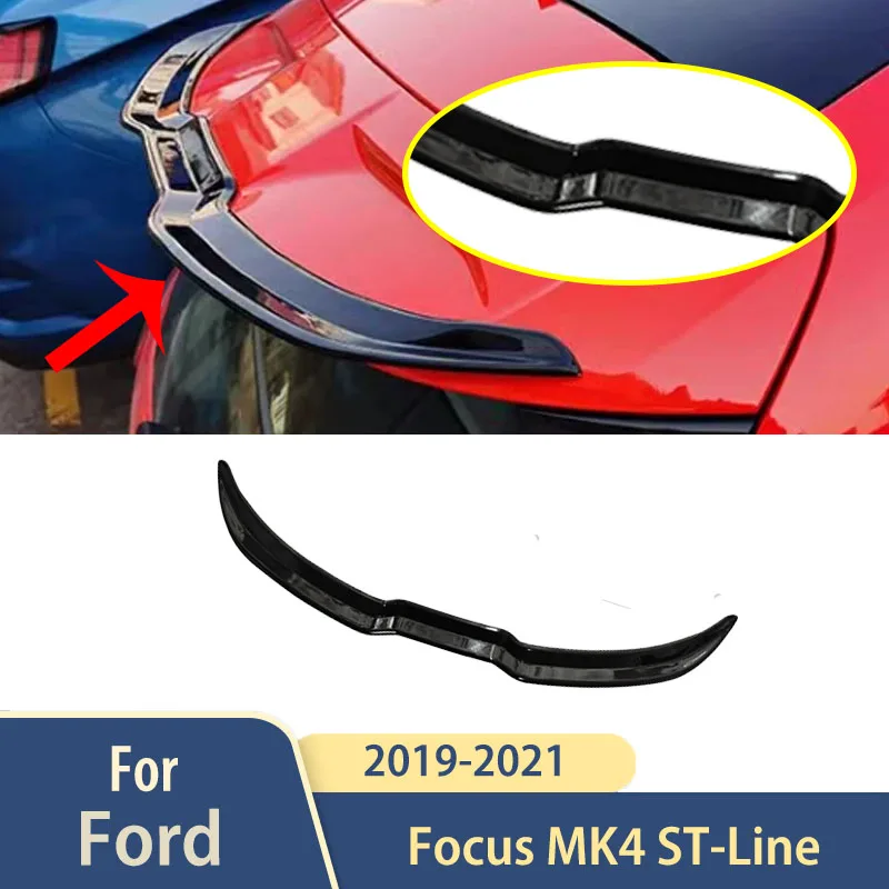 

2019 2020 2021 For Ford Focus MK4 ST-Line Rear Wing Spoiler Accessories Hatchback Extension Tuning Auto Replacement Trim Parts