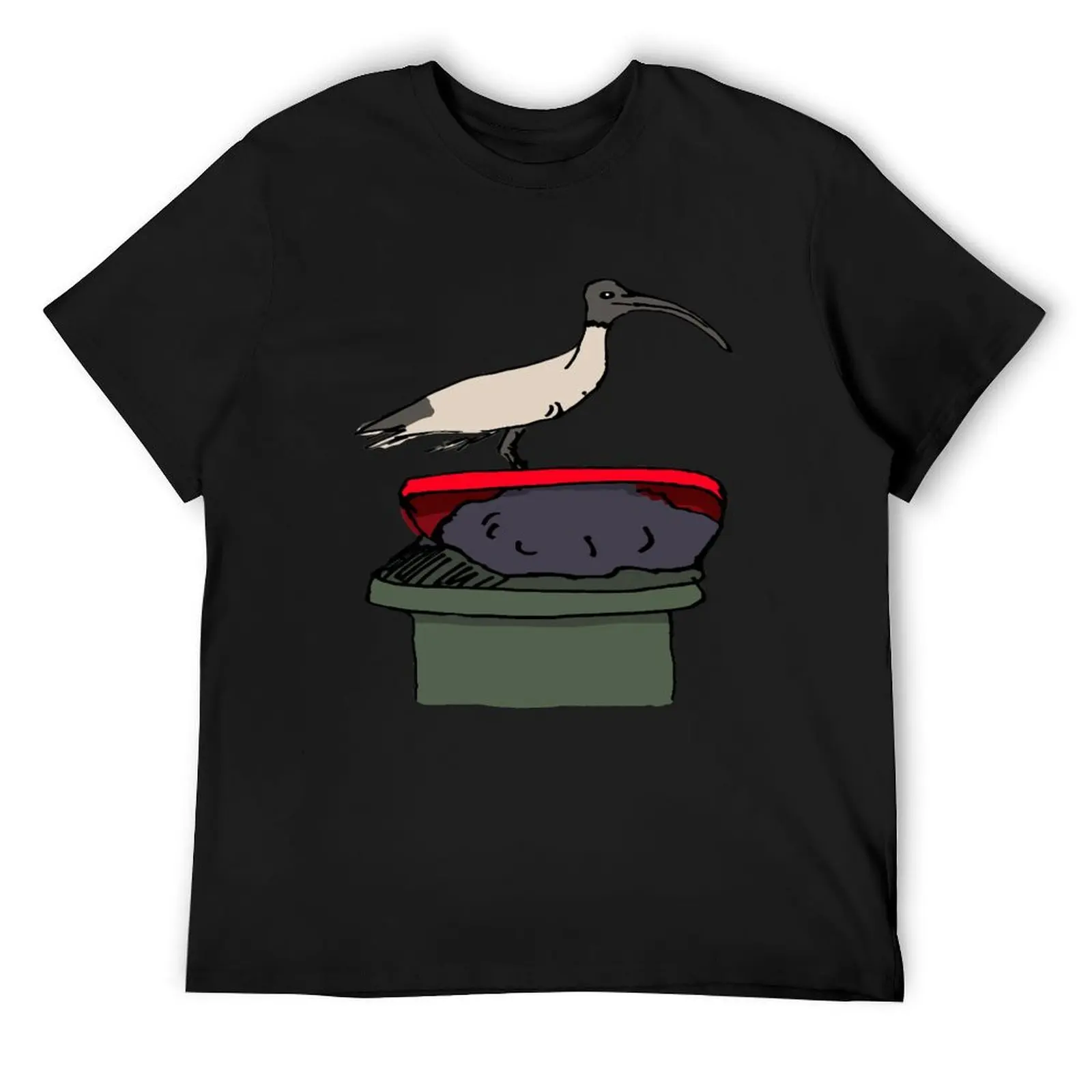 

Bin Chicken T-Shirt blue lock oversize t-shirts man korean fashion plain white t shirts men