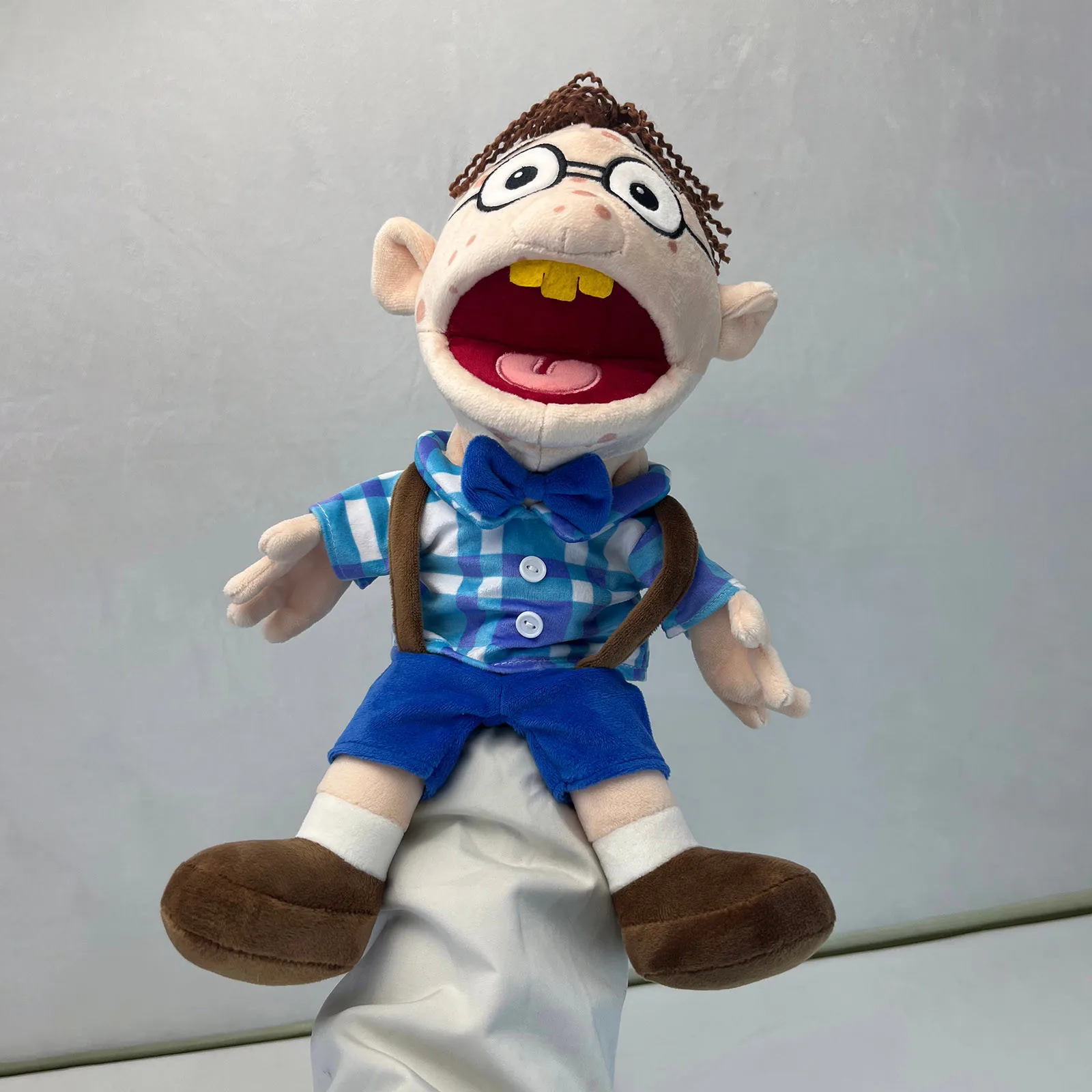 جيفي دمية يدوية مغني الراب من نوع فيبي دمية قطيفة لعبة حوارية Muppet مسرح نشاط الوالدين والطفل هدية للأطفال