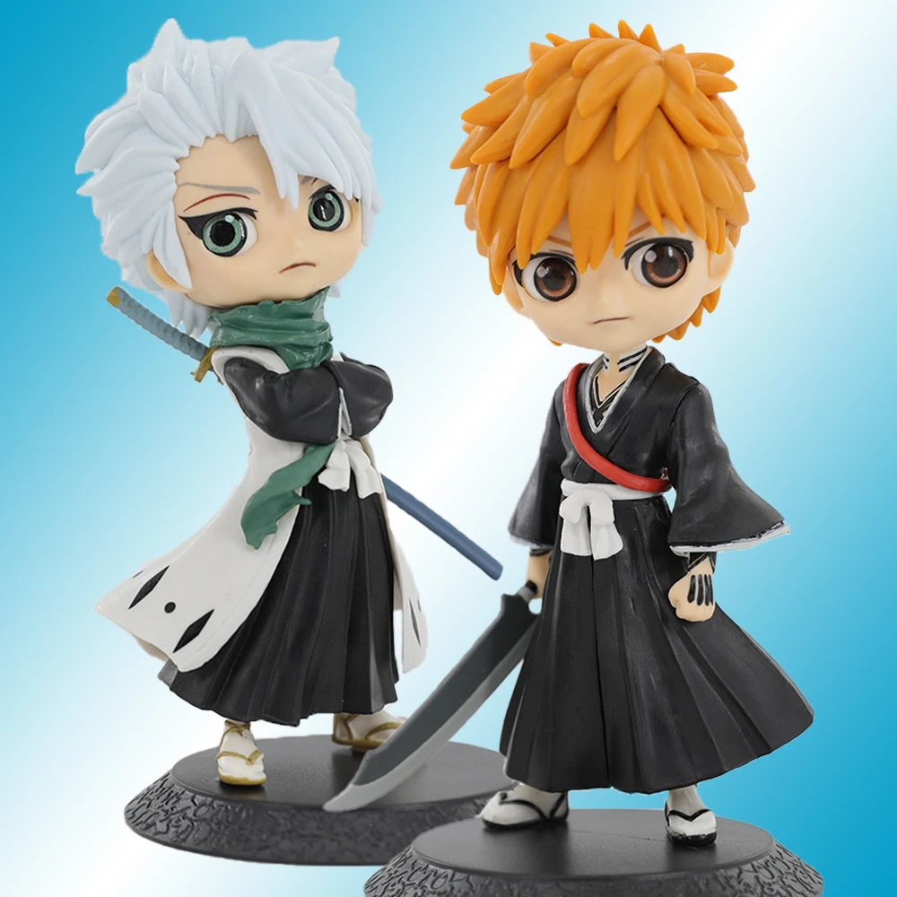 Anime figure BLEACH Ichigo Kurosaki Captain ten Hitsugaya Toushirou PVC Action Figure Collectible Model Toys Kid Gift