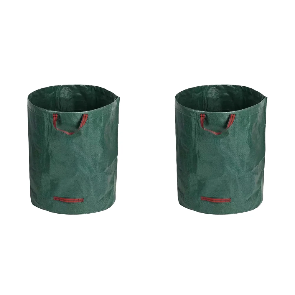 

Foldable Garden Waste Bag Reusable Leaf Grass Container for Lawn Yard Pool(200L)