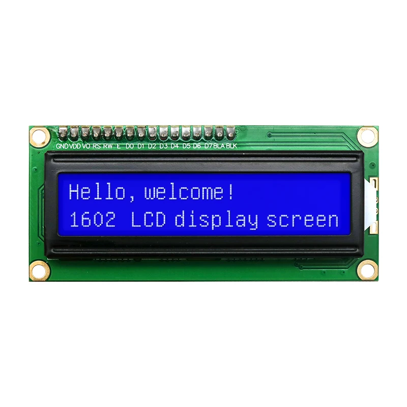 Modulo display LCD1602 I2C IIC Schermo blu verde 5V 16x2 Adattatore modulo display caratteri Llate per Arduino ﻿