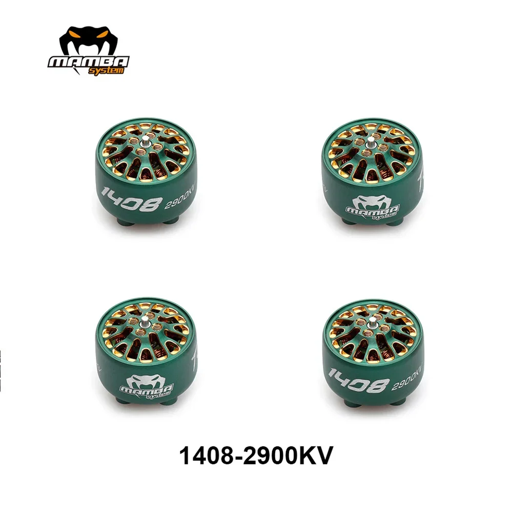 DIATONE MAMBA TOKA 1408 2900KV/2100KV Motore Brushless Motore Da Corsa Verde per RC Qaudcopter Vestito per eliche da 3-4 pollici