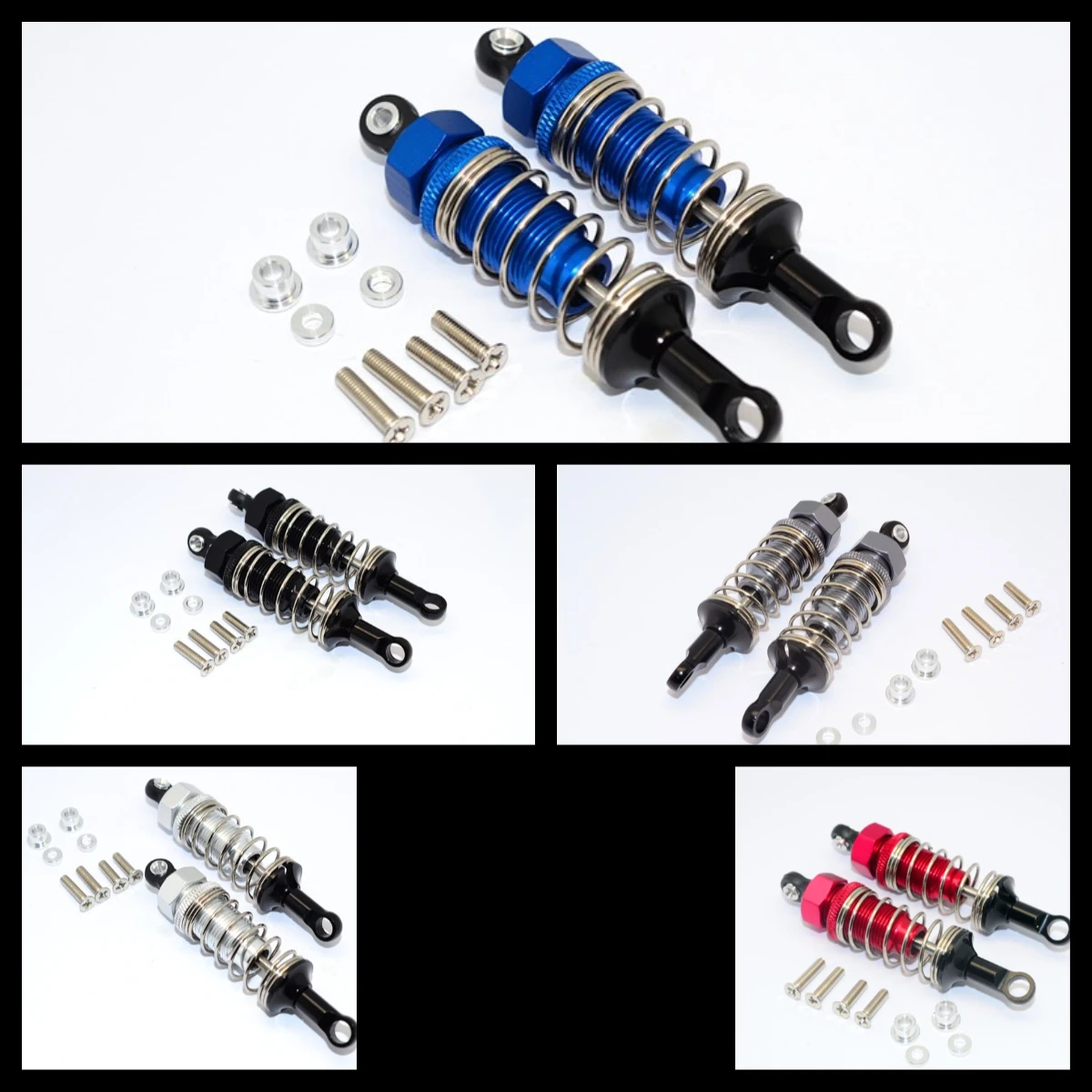 

GPM NYLON REAR BALL TOP DAMPER (70MM) WITH ALLOY BODY & BALL ENDS For TAMIYA CC01