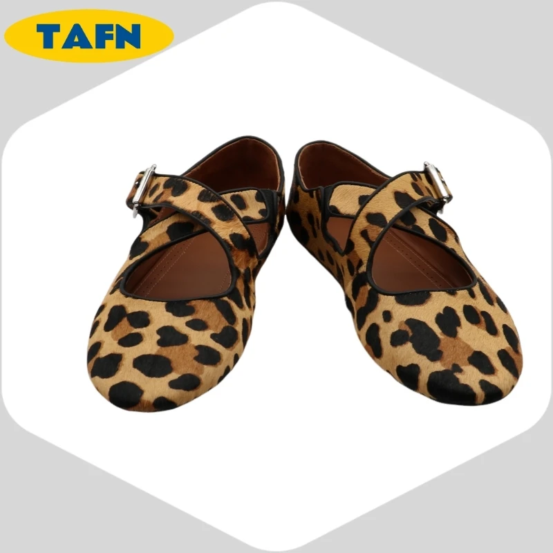 

Horse Fur Leopard Print Exquisite European and American Style Advanced 25 Popular Retro Popular Beautiful All-Matching A40106