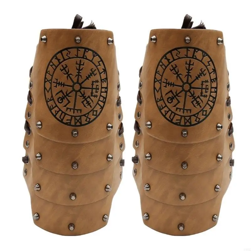 195E Heren Bracer Polsband voor fotoshoots en podiumtotems LARP Bracer