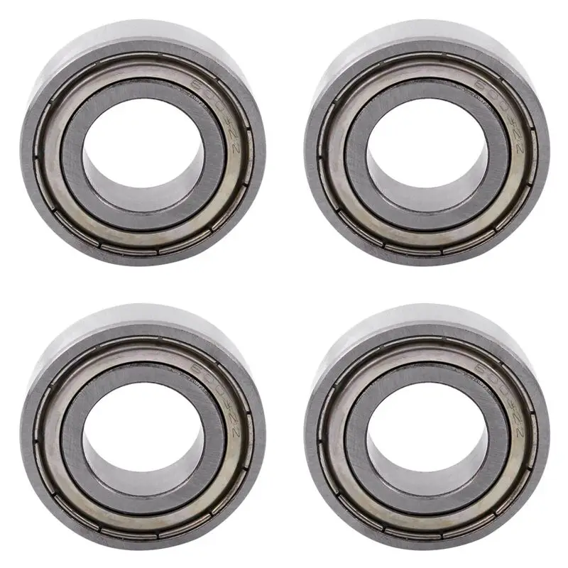 4X 6003Z Shielded Deep Groove Ball Bearing 17 X 35 X 10Mm For Electric Motor