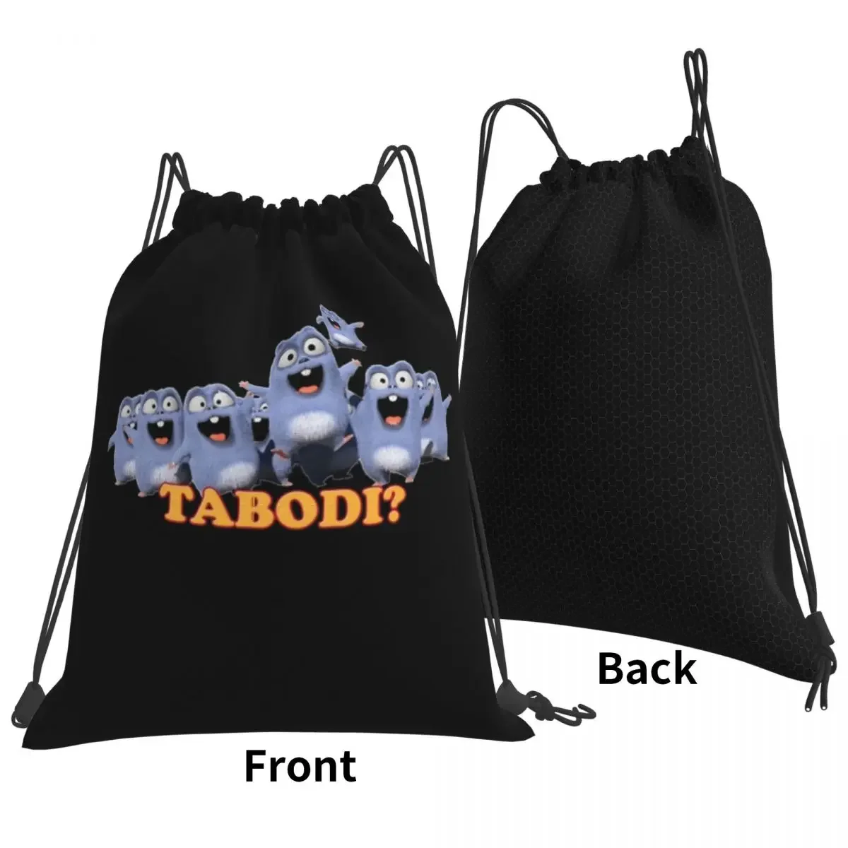 Grizzy And The Lemmings Tabodi Backpacks Drawstring Bags Drawstring Bundle Pocket Sports Bag Book Bags For Travel Students