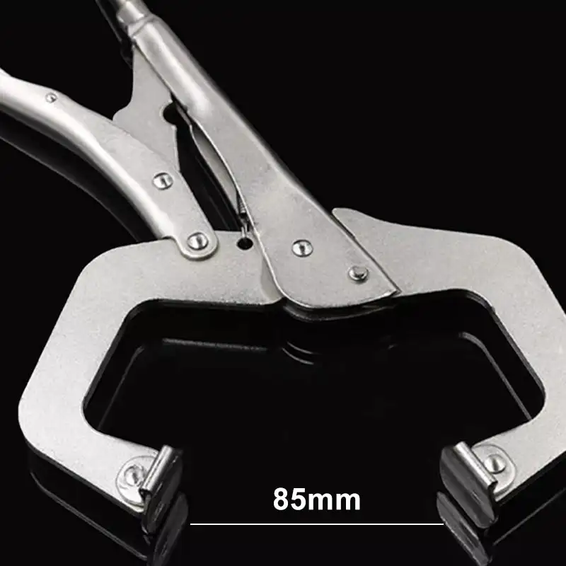 Fix Plier Pincer Tong Tenon Locator C Clamp Vise Lock Jaw Alloy Steel Hand tool weld Clip Woodwork Grip Swivel Pad Wood Work